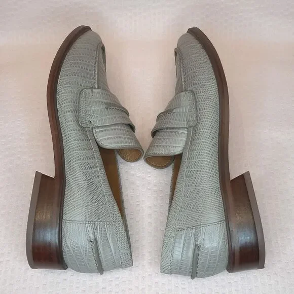 Franco Sarto Loafers Beige Women Size 7M Heeled Shoes IRENA Almond Pointed Toe - Picture 8 of 9